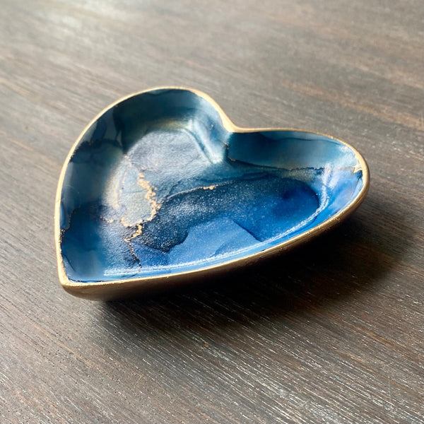Custom Heart Ring Dish - Inked in Style