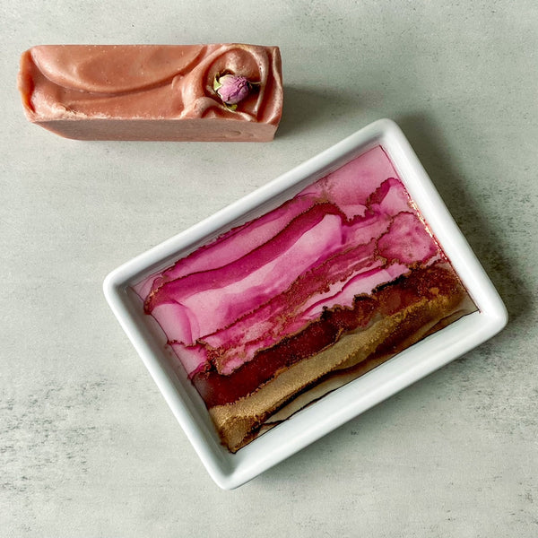 Custom Soap Dish/ Trinket Dish - Inked in Style