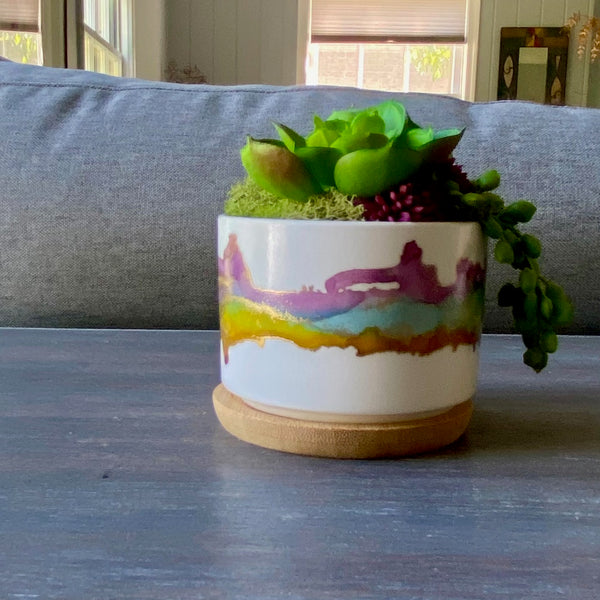 Custom 2" Succulent Planter - Inked in Style