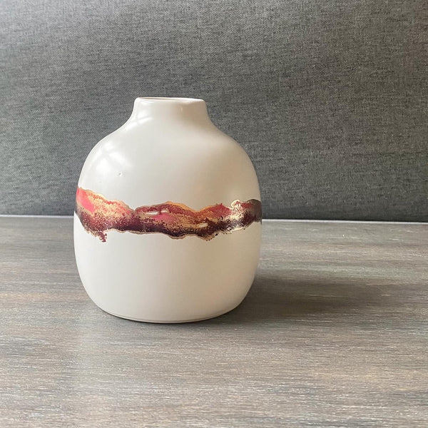 Custom Round Bud Vase - Inked in Style