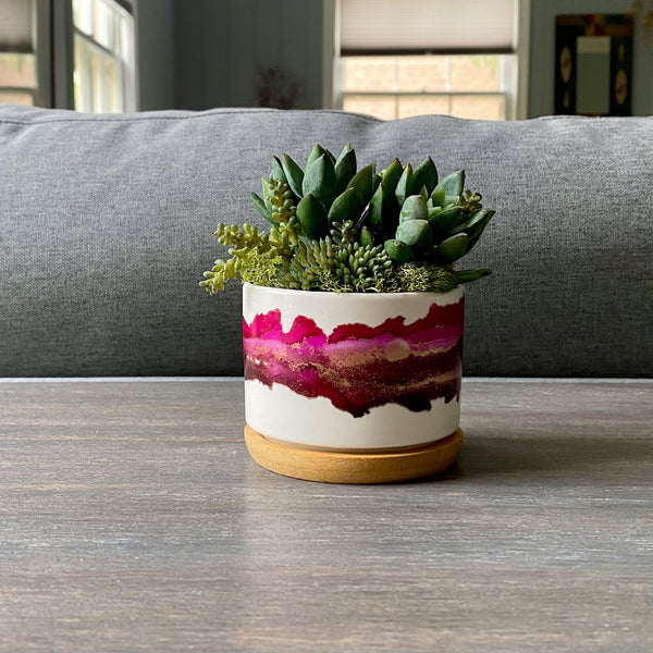 Custom 2" Succulent Planter - Inked in Style