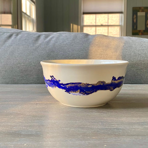 Purple and Gold 6" Bowl - Inked in Style