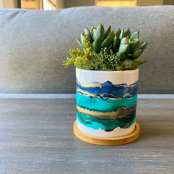 Custom 3" Succulent Planter - Inked in Style